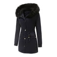 thumbnail image 6 of Women's Winter Coat Warm Puffer Jacket Waterproof Winter Parka Coat with Hood, 6 of 7