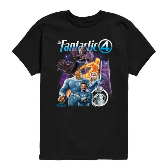 Fantastic Four - Fantatic Four Bootleg Group - Youth Boys Short Sleeve Graphic T-Shirt