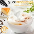 thumbnail image 4 of WANGQ Frother wand rechargeable, batidora de cafe for hacer espuma,milk frother rechargeable,Stainless Steel Stand, 4 of 7