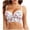 White, variant on Sokhug Bras for Women Printing Gathered Together Large Size Daily Underwear