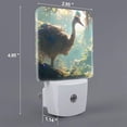 thumbnail image 2 of Balery Majestic Ostrich In Forest Luz Nocturna LED con Sensor Automático, Enchufe con Sensor Crepuscular, Luz Suave de 0.5W para Dormitorio, Pasillo, Baño-EU, 2 of 7