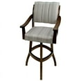thumbnail image 2 of Home Square 34" Wood Tall Bar Stool in Natural & Dark Brown - Set of 3, 2 of 3