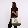 thumbnail image 5 of HIFA Initial Tote Bag for Women, Personalized Canvas Tote Bag - Two-Tone, Zipper Closure, Inner Pocket, Organic Cotton, Sturdy - Multipurpose Shoulder Bag Suitable for Shopping, Grocery, Beach, Travel, 5 of 5