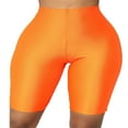 thumbnail image 1 of Ladies Womens Mens Cycling Shorts Dancing Neon Super Stretch Shiny High Waist, 1 of 3