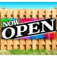 thumbnail image 1 of Now Open 13 oz Vinyl Banner With Metal Grommets, 1 of 4