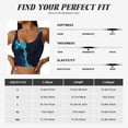 thumbnail image 4 of Rateoe Blue Marble And Gold Print Womens' Sports Bras Scoop Neck Sports Vest- Padded U Back Seamless High Impact Support, 4 of 7