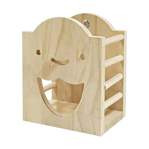 Comedero de de madera para conejos, comedero multiusos, versátil, de fácil instalación, dispensador de hierba de madera para hámsteres.