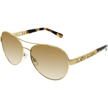 Vidner Ung dame Gå op og ned UPC 725125941839 - Women's Michael Kors Collection 60mm Aviator Sunglasses  - Gold/ Brown Gradient | upcitemdb.com