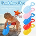 thumbnail image 2 of Heavy Duty Red Plastic Beach Shovel Sand Digging Scoop With Handle Sturdy Tool For Beach Sandbox Digging, 2 of 4