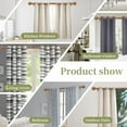 thumbnail image 5 of Wood Boho Curtain Rods for Windows:36-88Inch Wooden Farmhouse Curtain Rod for Bedroom Living Room,Heavy Duty Adjustable Rustic Decorative Drapery Rods with Vintage Imitation Wood Finial,Brown, 5 of 8