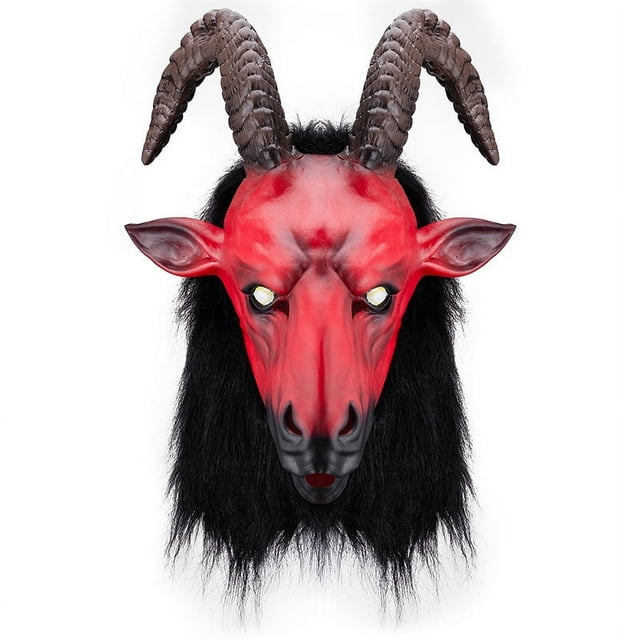 Máscara realista de látex con antílope para Halloween, fiestas, cosplay