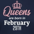 thumbnail image 3 of CafePress - Queens Are Born In February 29Th T Shirt - Women's Traditional Fit Dark T-Shirt, 3 of 4