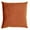 Rust, variant on Fennco Styles Pinsonic Velvet Decorative Throw Pillow 18" W x 18" L - Rust Square Cushion for Home, Couch, Bedroom, Living Room and Office Décor
