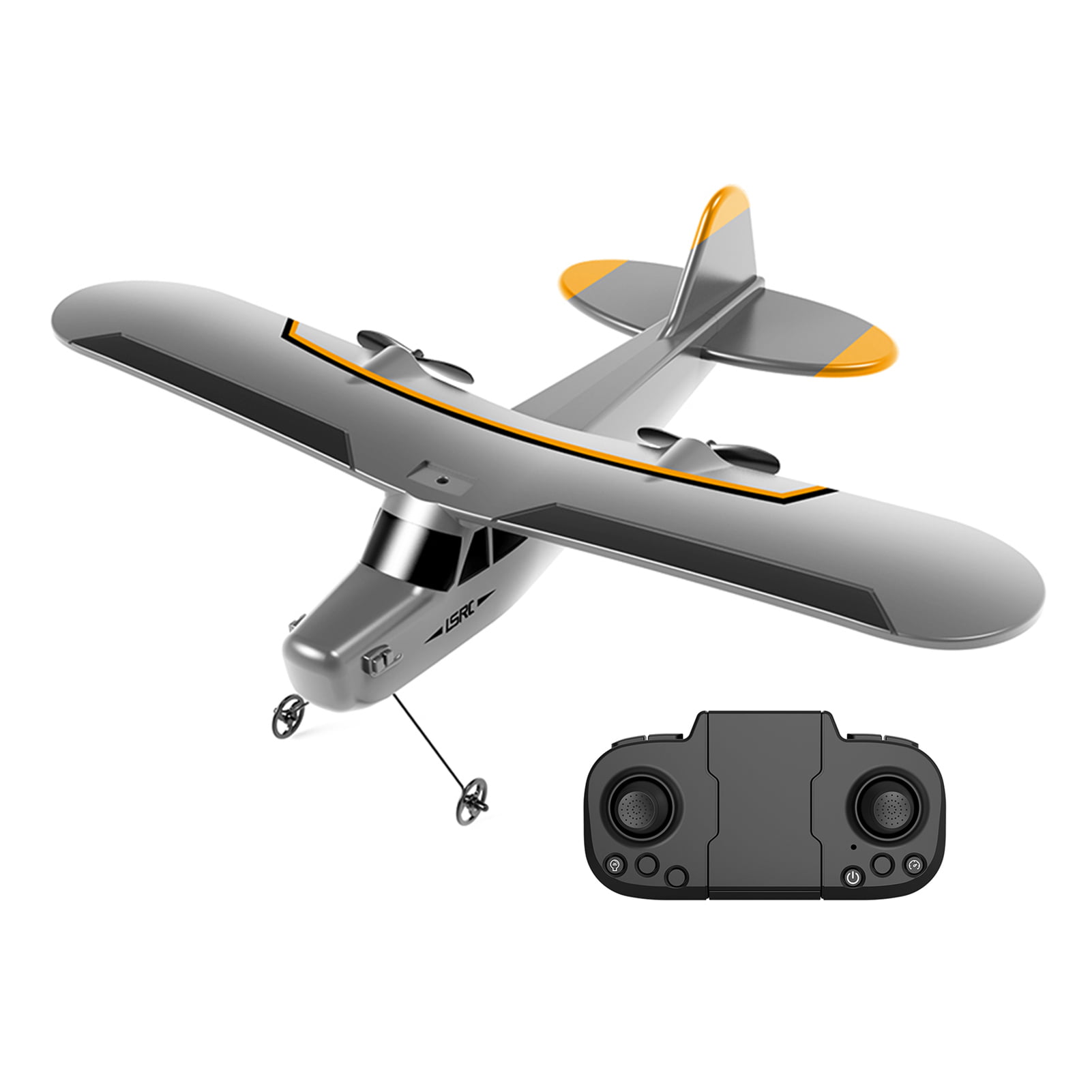 LED Indoor Remote Control Flying Airplane 2.4Ghz 2WD RC Airplane Aircraft Toys 
