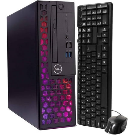 Restored BlairTech Dell Optiplex RGB Desktop Computer - Intel i5-8500 CPU (3.2GHz) | 16GB DDR4 RAM | 1TB SSD | WiFi 6 AX200 + BT | Windows 11 Pro (Refurbished)