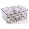 thumbnail image 1 of POINTERTECK Boîte de Rangement pour Bijoux Transparente pour Femmes Grande Capacité Boîtes à Bijoux pour Collier Boucles d'Oreilles Élastiques à Cheveux, 1 of 4
