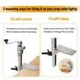 thumbnail image 4 of Ataucjin Manual Table Can Opener, Heavy Duty Commercial Countertop Can Opener, with Stainless Steel Blade and Plated Steel Base, with 3 Spare Blades, Opener for Cans Up to 12”, 4 of 9