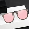 thumbnail image 6 of Kuntesetty Clip on Sunglasses Comfortable Outdoor Sunglasses Clip for Men Sport Outdoor Pink, 6 of 9