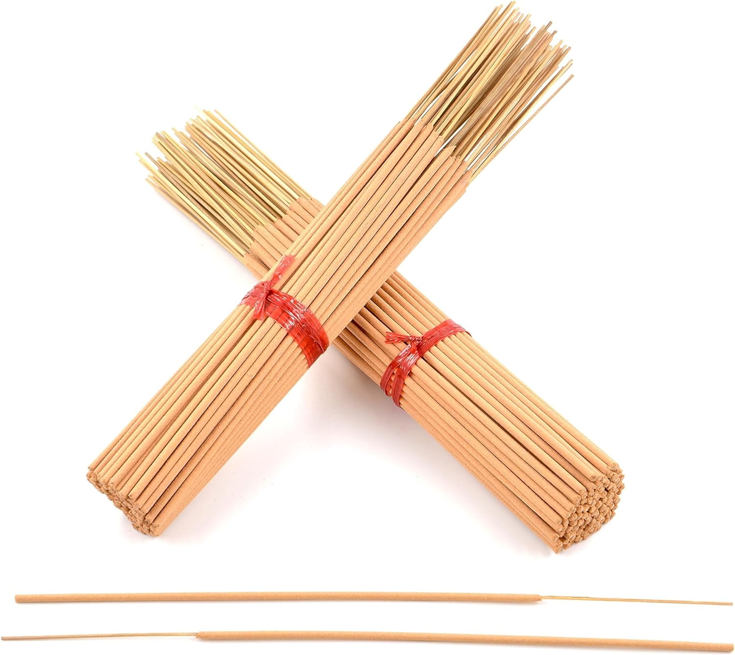 10000 Unscented (Light Brown) Incense Sticks 11" Bulk Wholesale - 100% Natural Joss and Bamboo Punk Blanks - Great for DIY Aromatherapy Incense Making.