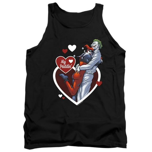 Batman My Puddin Adult Tank Top Black