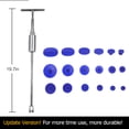 thumbnail image 2 of Paintless Dent Puller Kit Car Dent Tools T Bar Slide Hammer+ 18Pcs Glue Puller Tabs For Vehicle Suv Car Auto Body Hail Damage Remover, 2 of 7