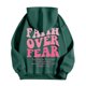 thumbnail image 4 of MHFRRA Sudaderas y Sudaderas para Hombre, Jersey Informal de Manga Larga con Estampado Delantero y Trasero para Uso Diario, Ajuste Relajado para Otoño E Invierno Verde oscuro, 4 of 5