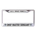 thumbnail image 1 of Cadre de Plaque d'Immatriculation Chromée U.s. Space Force Chief Master Sergent, 1 of 1