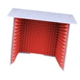 thumbnail image 2 of Milaget Housse de Bureau Insonorisée Légère Portable pour Podcasts Studio de Musique en Direct Rouge 60cm, 2 of 8