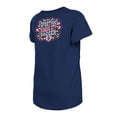 thumbnail image 3 of Girls Youth New Era Navy Sporting Kansas City Bubble Heart T-Shirt, 3 of 4