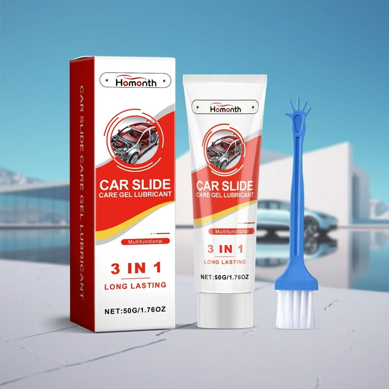Car Lubricating Grease, Lubricant for Sunroof Track and Sliding Glass Doors, Multipurpose Garage Doors Grease, Car Door Abnormal Noise Lubricating Oil