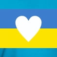 thumbnail image 3 of CafePress - Ukraine Heart T Shirt - Men's Fitted T-Shirt, 3 of 4