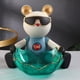 thumbnail image 5 of Bandeja para guardar llaves con forma de oso espacial de resina, ideal como regalo para decorar el porche del hogar. Blanco y azul, 5 of 9