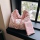 thumbnail image 4 of Conjunto de 2 uds de monedero, bolsos informales de gran capacidad para mujer, bolso de mano suave y hinchado, Color sólido para niñas, compras FLhrweasw Para estrenar, 4 of 9