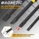 thumbnail image 4 of Uxcell 5pcs SL3 Puntas de Destornillador de Impacto Ranurado 1/4" Hex Shank 2" de Largo con Diseño Magnético, 4 of 7