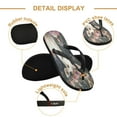 thumbnail image 3 of YAZAOOSummer Flip Flops Creatively Floral Majesty Simple Beach Sandals, 3 of 8