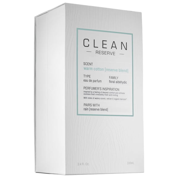 Clean Unisex Reserve : Warm Cotton EDP Spray 3.4 oz Fragrances 874034007485
