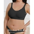 thumbnail image 6 of LWP Womens Seamless No Underwire Wavy Bras Full Coverage Everyday Comfort Smoothing for Women, 6 of 7