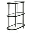 thumbnail image 4 of Evelyn&Zoe Leif 30" Wide Oval Bookcase, Blackened Bronze, 4 of 8