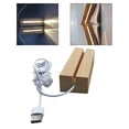 thumbnail image 3 of LED Display Lights Wooden Lighted Base Stand for Crystal White B Type, 3 of 8