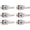 Satin Nickel Finish, variant on Interior Door Handle Satin Nickel Door Knob Keyless Levers Set (6 Pack), Heavy Duty Privacy Door Handle Lock for Bedroom or Bathroom, Square Door Lock for Left Right Handle Doors