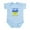 Sky Blue, variant on CafePress - Ukrainian Lover I Stand With Ukraine Hea Body Suit - Baby Light Bodysuit, Size Newborn - 24 Months