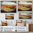 thumbnail image 4 of Designart "Spotlight on the Stadium I" Architecture Canvas Wall Art, 4 of 5