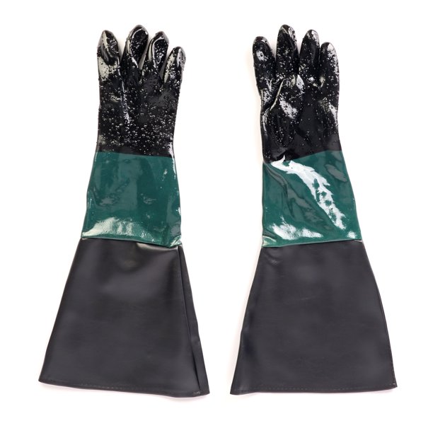 Nisorpa Sandblasting Gloves 23.6", Work Protection Gloves for Sandblaster Sand Blast