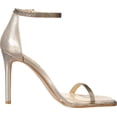 thumbnail image 6 of Jessica Simpson Ostey Champagne Ankle Strap Squared Toe Stiletto Heeled Sandals (Champagne, 7), 6 of 6