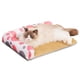 thumbnail image 1 of Cama para perros con autoenfriamiento para mascotas de verano, sofá cama duradero para perros y gatos, cama de ratán fresca y acogedora para cachorros y gatos con base antideslizante, 1 of 5