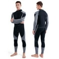 thumbnail image 6 of Suit 3mm Neoprene Wetsuit For Men Front Zip Full Body Diving Suit For Snorkeling Surfing  Diving Swimming, 6 of 7