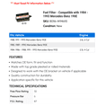 thumbnail image 2 of Fuel Filter - Compatible with 1984 - 1993 Mercedes-Benz 190E 1985 1986 1987 1988 1989 1990 1991 1992, 2 of 2