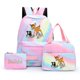 thumbnail image 1 of 3pcs Disney Bambi Colorful Backpack with Lunch Bag Rucksack Casual School Bags for Student Teenagers Sets, 1 of 4