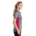 thumbnail image 2 of Sport-Tek Women's Heather Colorblock Contender Polo. LST665, 2 of 3