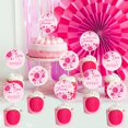 thumbnail image 5 of Hot Pink Bridal Shower Decorations - 36 Pack Bridal Shower Cupcake Toppers, Love is Sweet Cupcake Dessert Picks, Bachelorette Wedding Engagement Party Supplies, 5 of 6